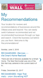 Mobile Screenshot of myrecommendations.ca
